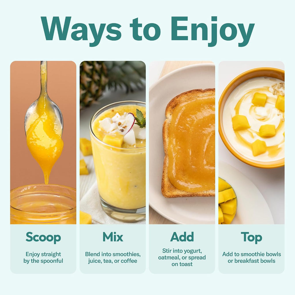 TrueSeaMoss Sea Moss Gel – Mango/Pineapple, Pack of 1 (Labels may Vary)